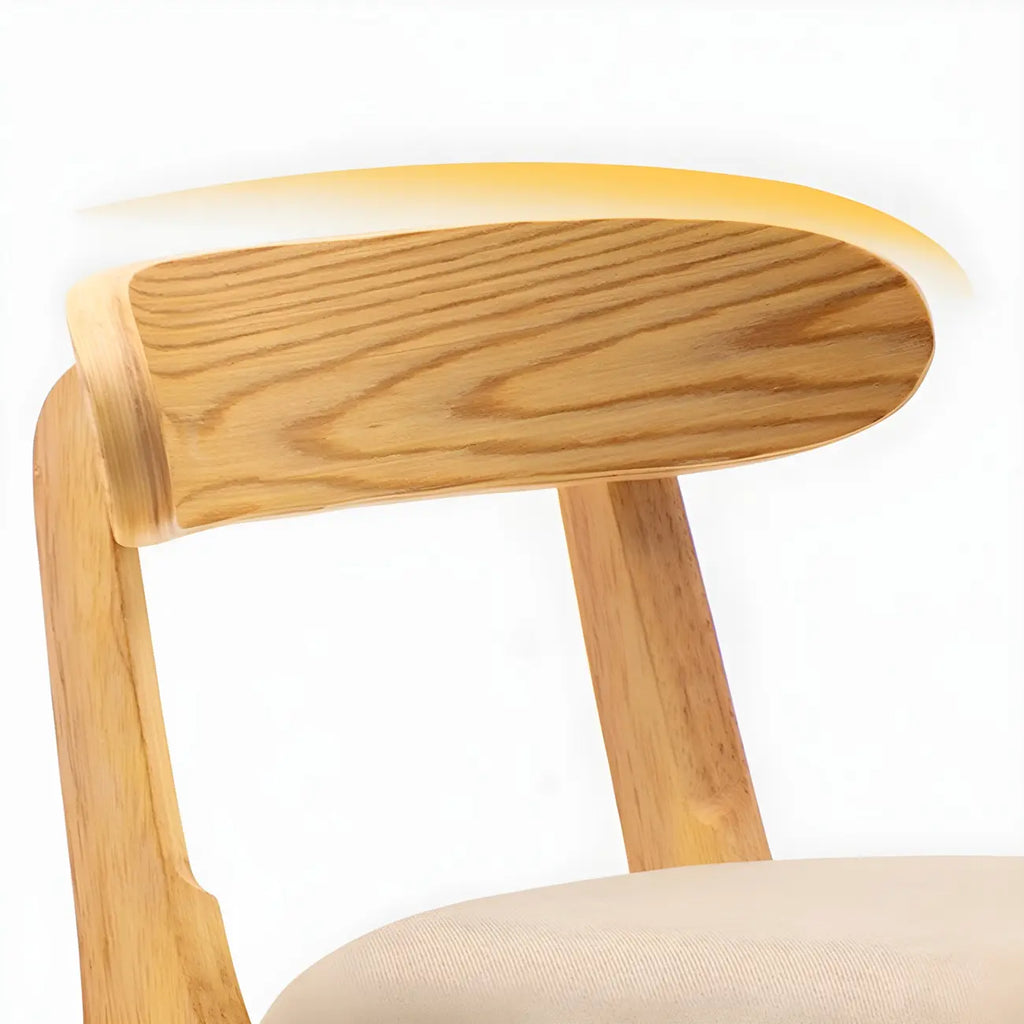 Modern Wood Comfort-Enhanced Minimalist Bar Stool
