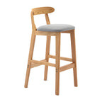 Modern Wood Comfort-Enhanced Minimalist Bar Stool