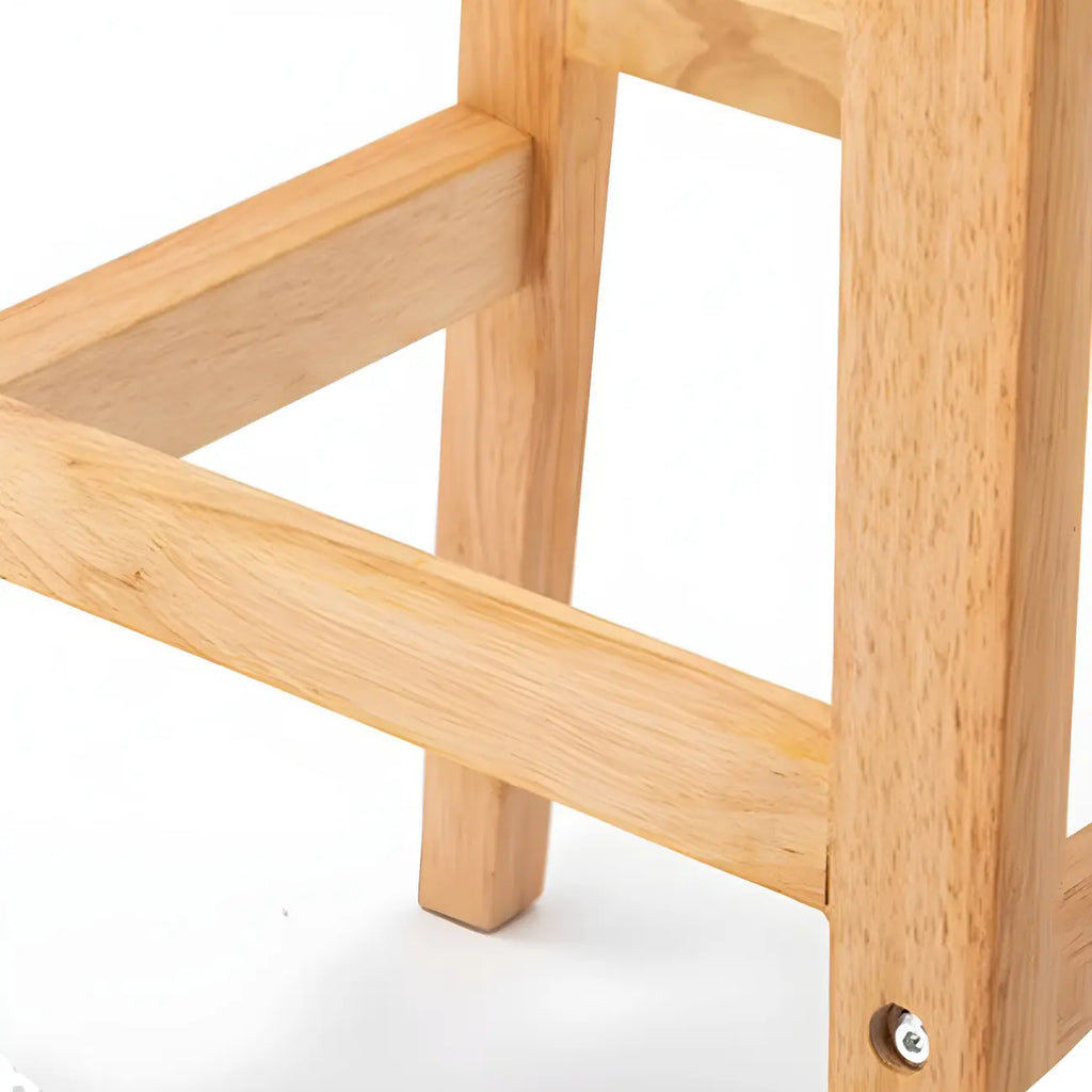 Modern Wood Comfort-Enhanced Minimalist Bar Stool