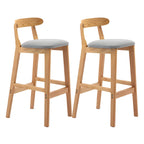 Modern Wood Comfort-Enhanced Minimalist Bar Stool