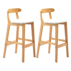Modern Wood Comfort-Enhanced Minimalist Bar Stool