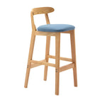 Modern Wood Comfort-Enhanced Minimalist Bar Stool
