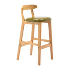 Modern Wood Comfort-Enhanced Minimalist Bar Stool
