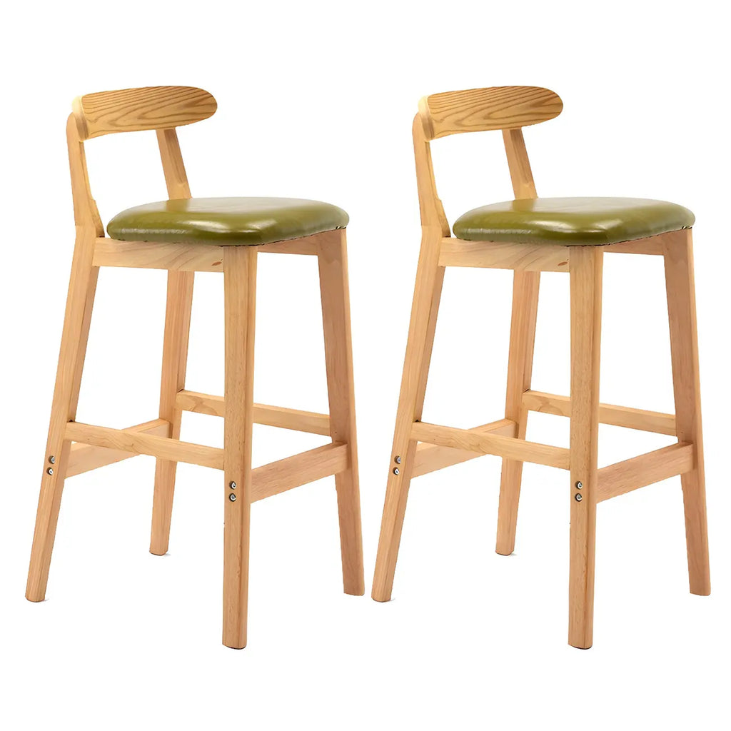 Modern Wood Comfort-Enhanced Minimalist Bar Stool