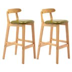 Modern Wood Comfort-Enhanced Minimalist Bar Stool