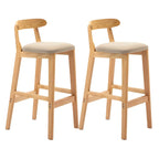 Modern Wood Comfort-Enhanced Minimalist Bar Stool