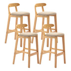 Modern Wood Comfort-Enhanced Minimalist Bar Stool