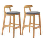 Modern Wood Comfort-Enhanced Minimalist Bar Stool