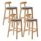 Modern Wood Comfort-Enhanced Minimalist Bar Stool