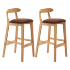Modern Wood Comfort-Enhanced Minimalist Bar Stool