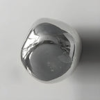 Art Deco Mirrored Glass Rock Shape LED Wall Sconce