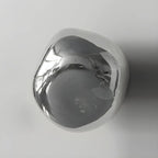 Art Deco Mirrored Glass Rock Shape LED Wall Sconce