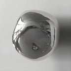 Art Deco Mirrored Glass Rock Shape LED Wall Sconce