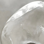 Art Deco Mirrored Glass Rock Shape LED Wall Sconce