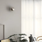 Art Deco Mirrored Glass Rock Shape LED Wall Sconce