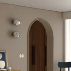 Art Deco Mirrored Glass Rock Shape LED Wall Sconce