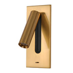 Modern Rotatable Metal Bedside LED Reading Wall Sconce