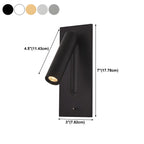 Modern Rotatable Metal Bedside LED Reading Wall Sconce