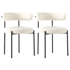 Contemporary Fabric Upholstered Dining Chairs