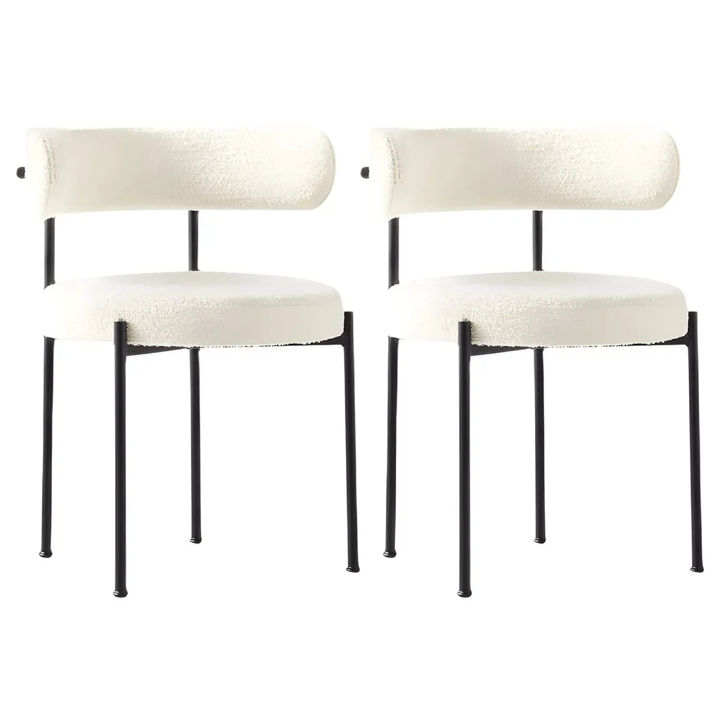Contemporary Fabric Upholstered Dining Chairs