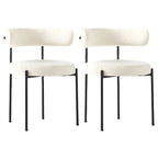 Contemporary Fabric Upholstered Dining Chairs