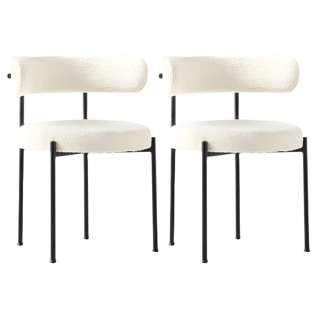 Contemporary Fabric Upholstered Dining Chairs