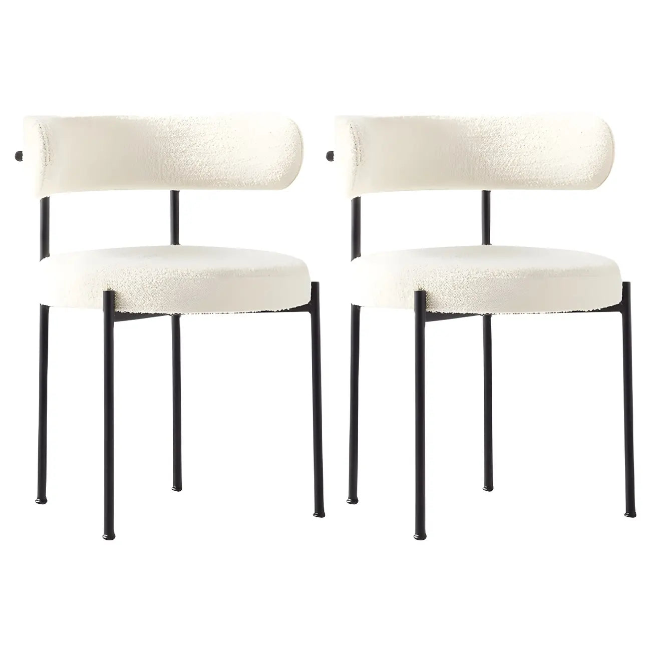 Contemporary Fabric Upholstered Dining Chairs