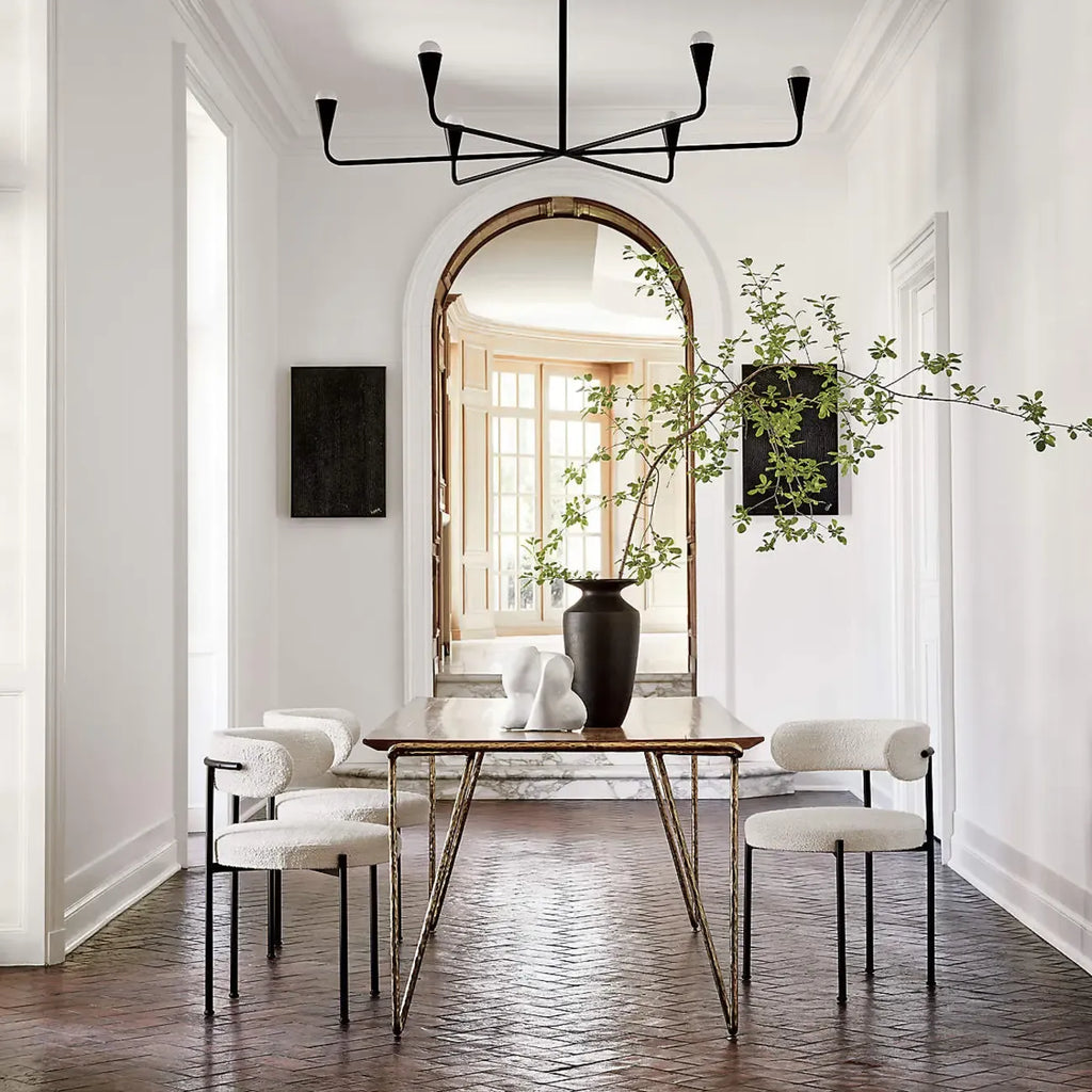 Contemporary Fabric Upholstered Dining Chairs