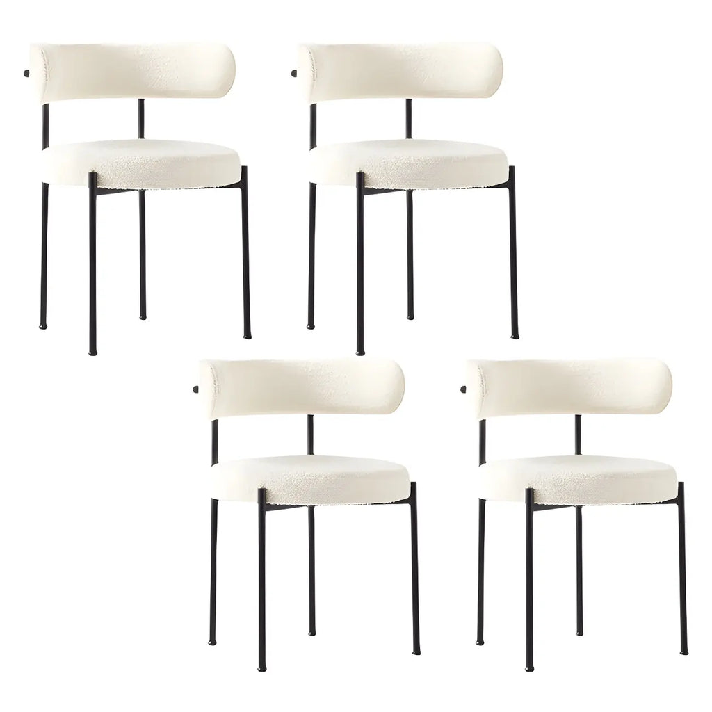 Contemporary Fabric Upholstered Dining Chairs