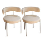 Contemporary Fabric Upholstered Dining Chairs