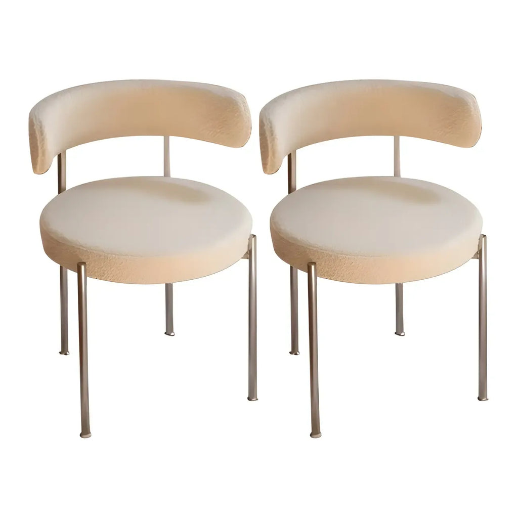 Contemporary Fabric Upholstered Dining Chairs