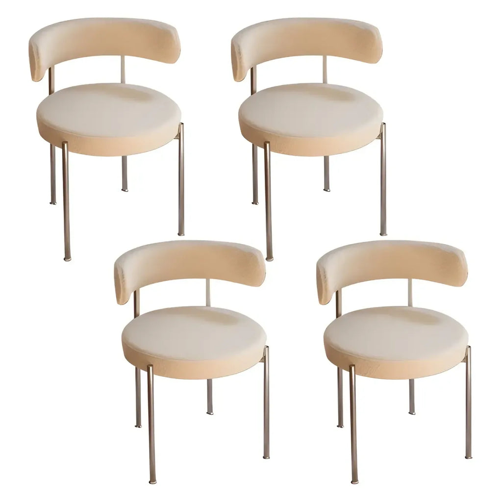 Contemporary Fabric Upholstered Dining Chairs