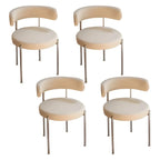 Contemporary Fabric Upholstered Dining Chairs