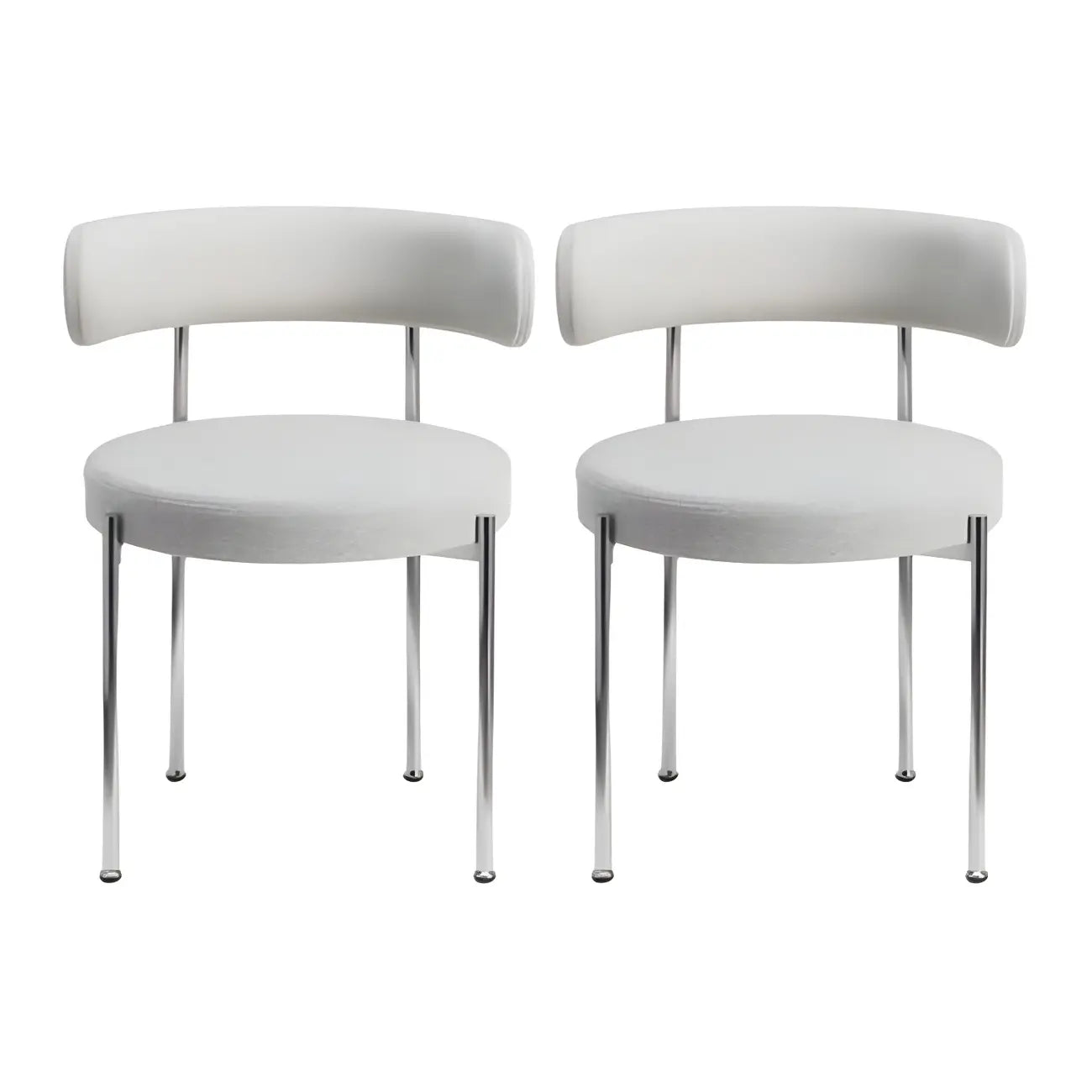 Contemporary Fabric Upholstered Dining Chairs
