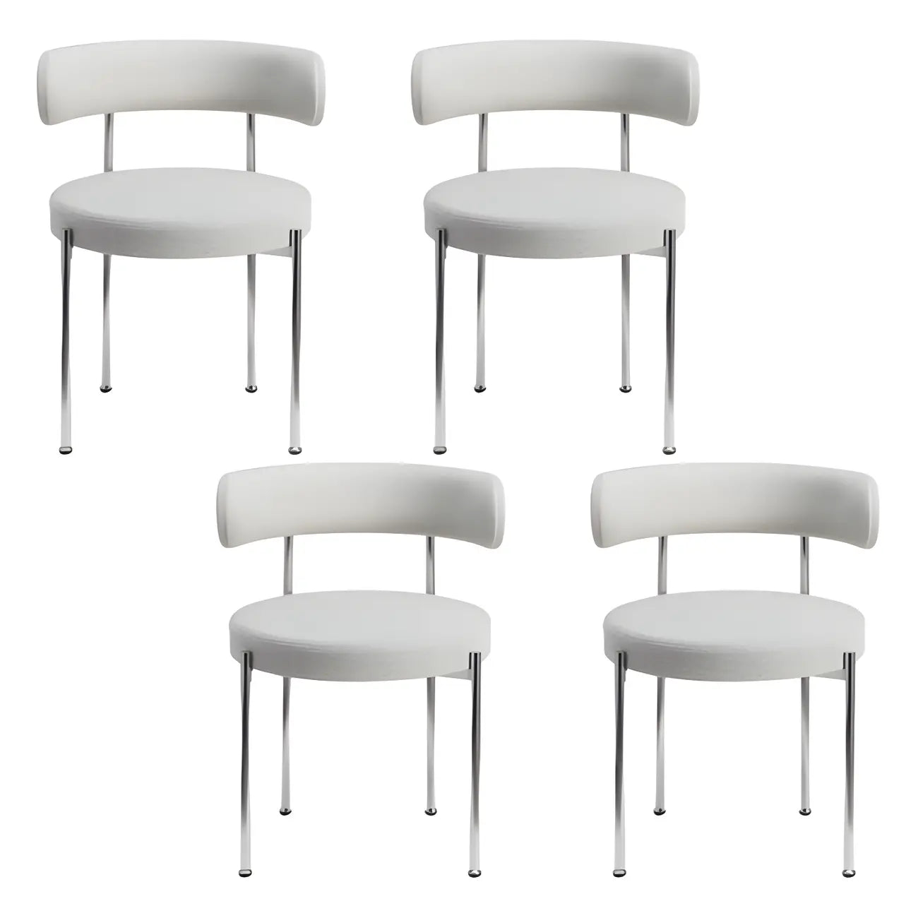 Contemporary Fabric Upholstered Dining Chairs