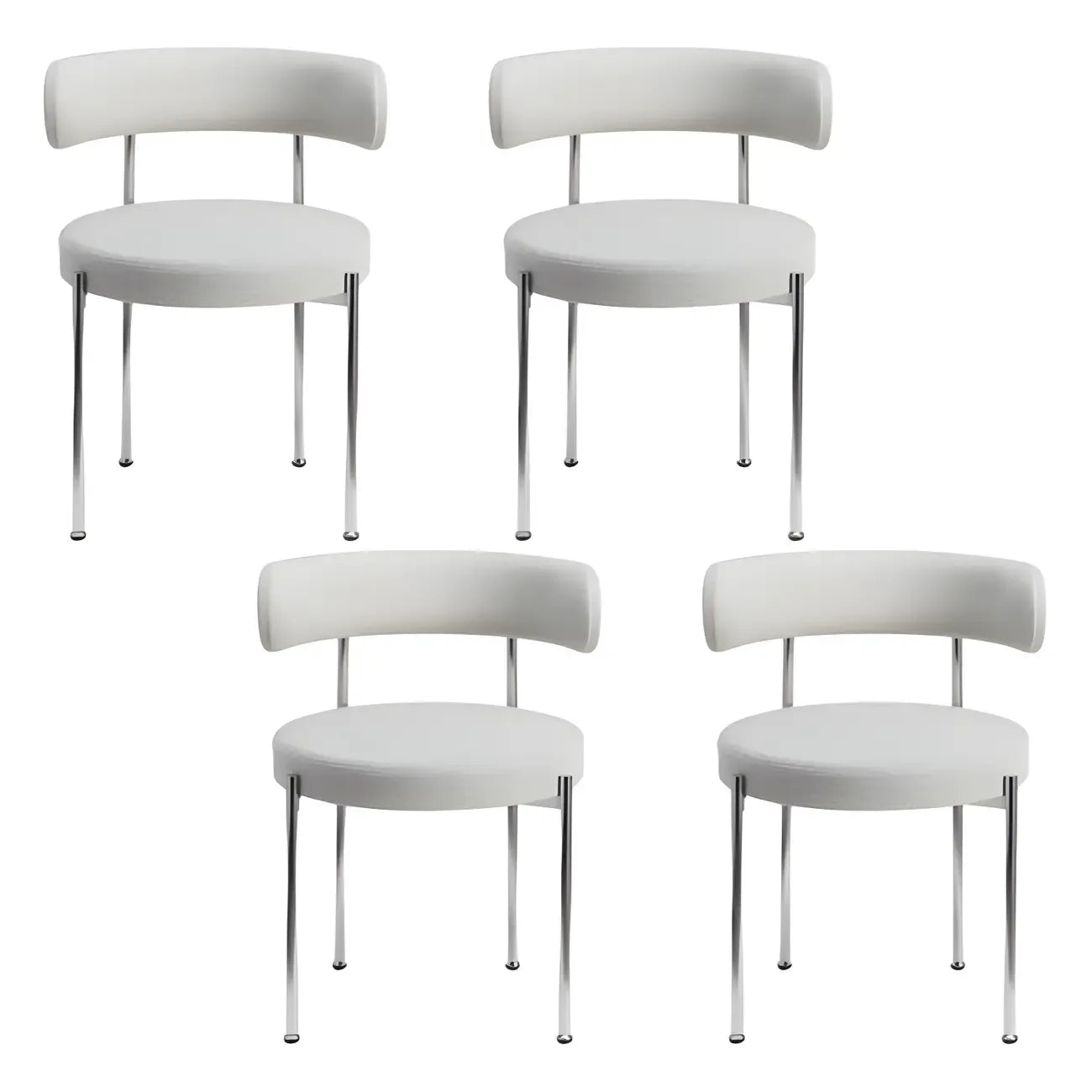 Contemporary Fabric Upholstered Dining Chairs