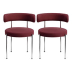 Contemporary Fabric Upholstered Dining Chairs