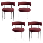 Contemporary Fabric Upholstered Dining Chairs