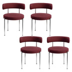 Contemporary Fabric Upholstered Dining Chairs
