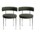 Contemporary Fabric Upholstered Dining Chairs