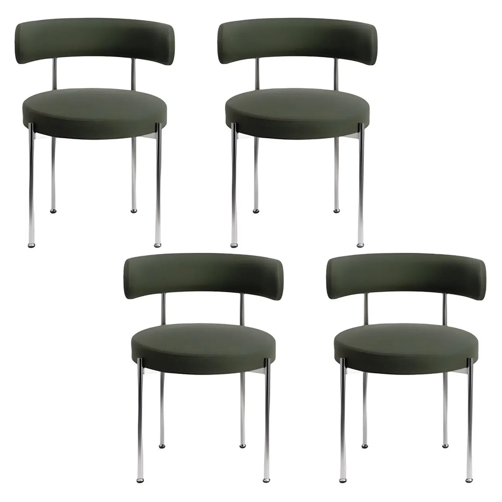 Contemporary Fabric Upholstered Dining Chairs