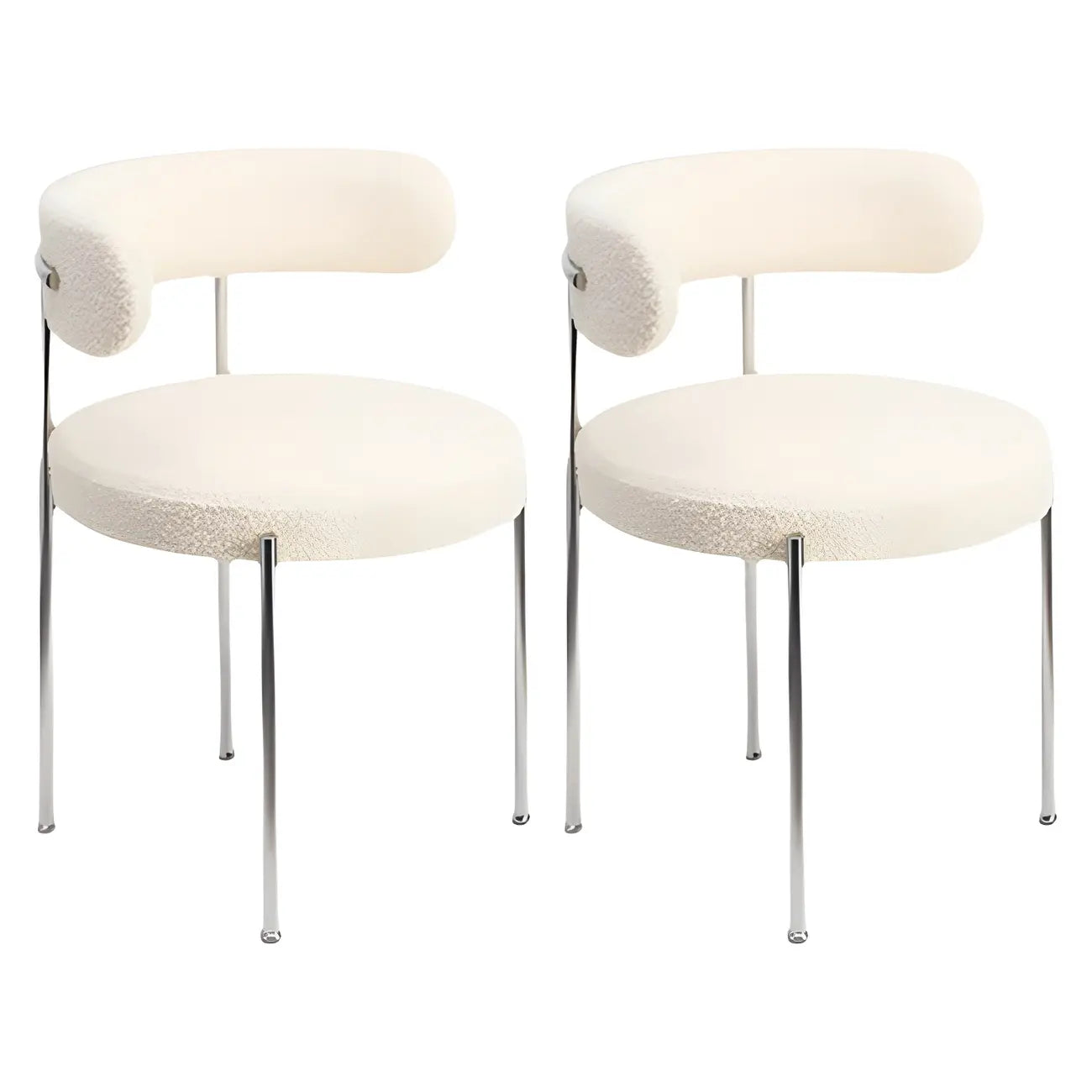 Contemporary Fabric Upholstered Dining Chairs