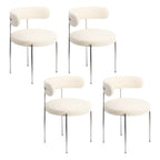 Contemporary Fabric Upholstered Dining Chairs