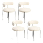 Contemporary Fabric Upholstered Dining Chairs