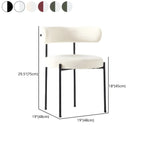 Contemporary Fabric Upholstered Dining Chairs