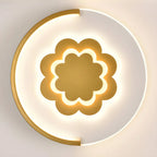 Circular LED Wall Sconce with Cartoon Pattern for kids Bedroom