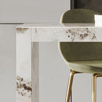 Glam Pandora Gold Stone Rectangular Bar Tables