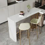 Glam Pandora Gold Stone Rectangular Bar Tables