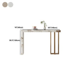 Glam Pandora Gold Stone Rectangular Bar Tables