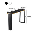 Modern Oval Stone Top High Bartop Table for Kitchen Island